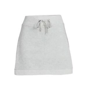 Silverwear Women's Gray Cotton/Poly Active French Terry Skort NEW